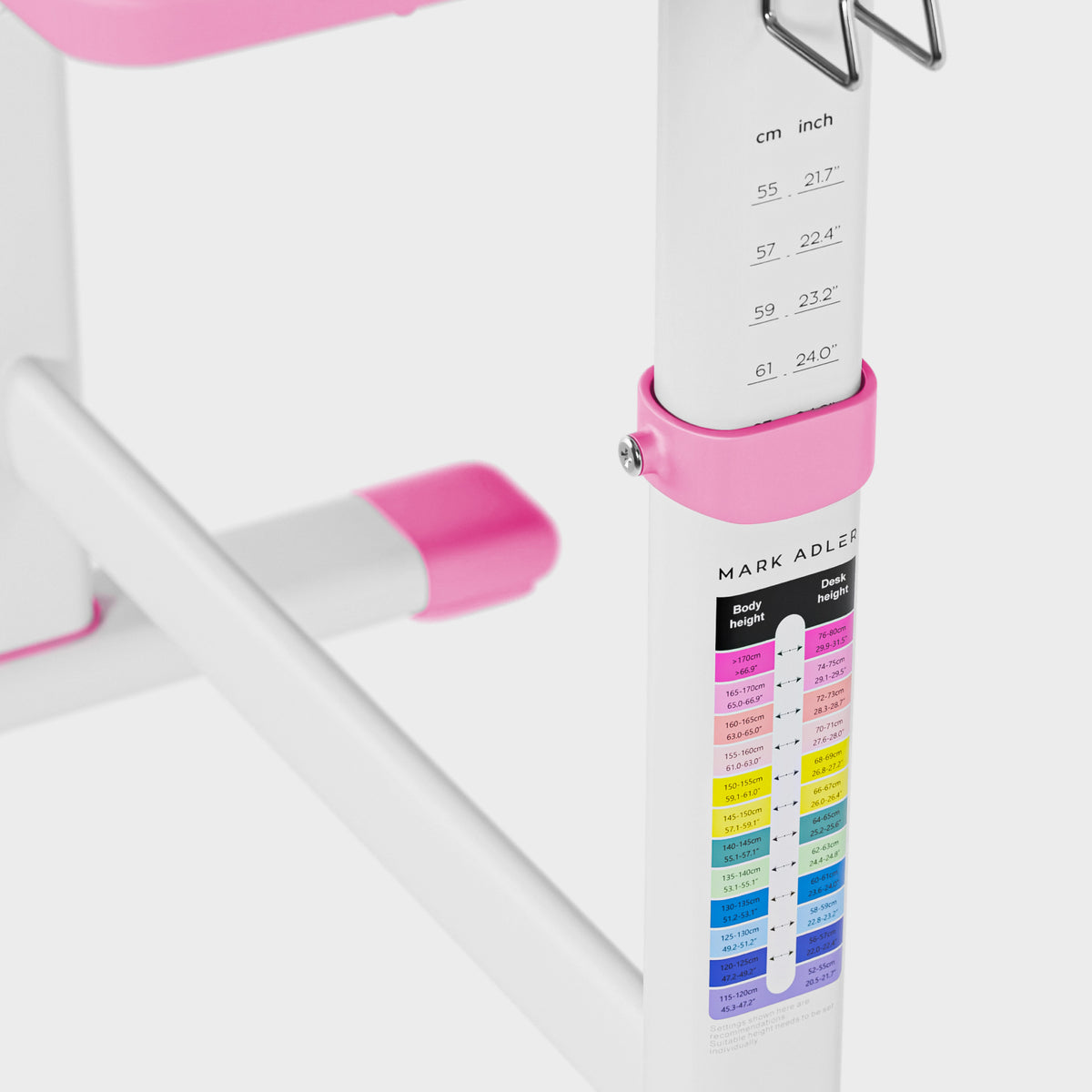 Precise height adjustment