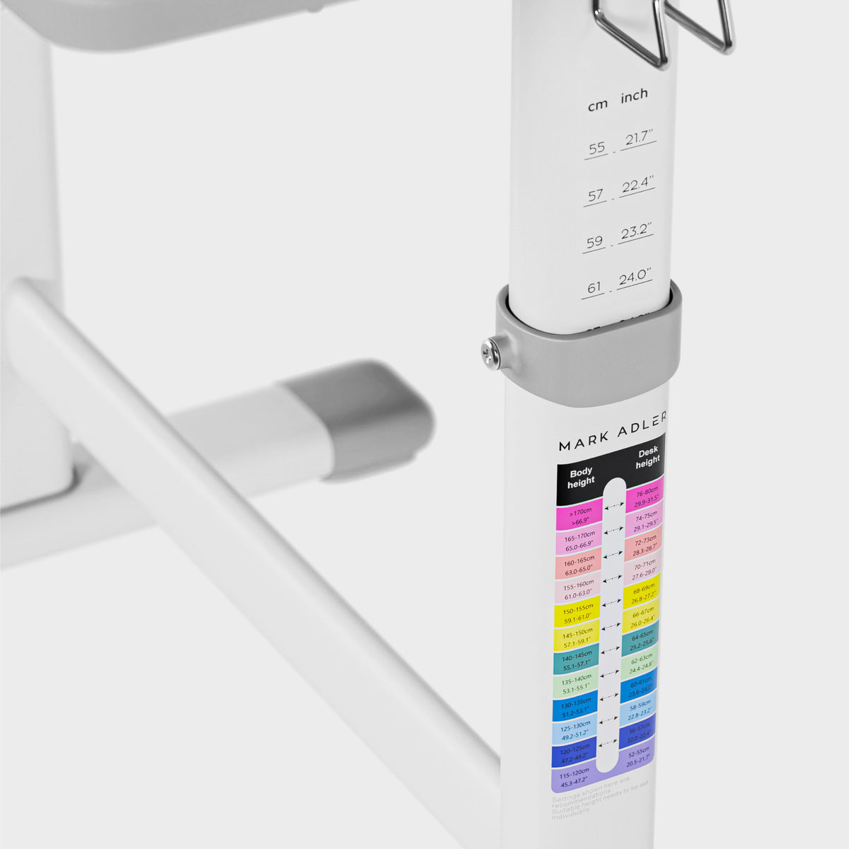 Precise height adjustment