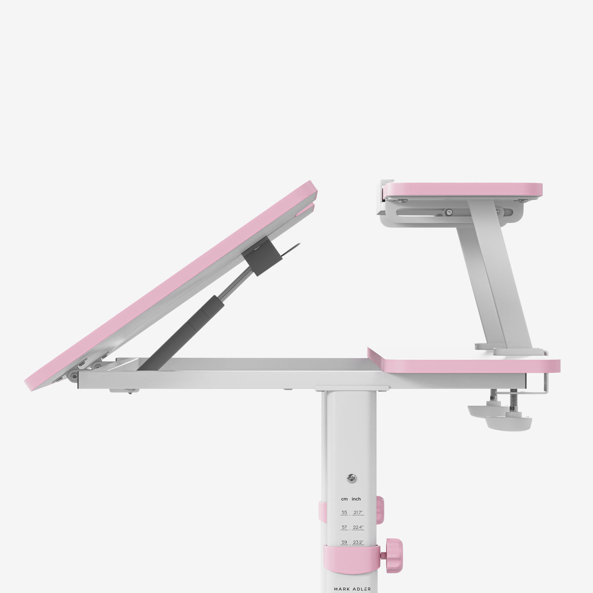 The worktop can be tilted up to 40°