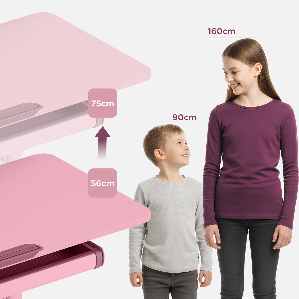 Ergonomics tailored to your height